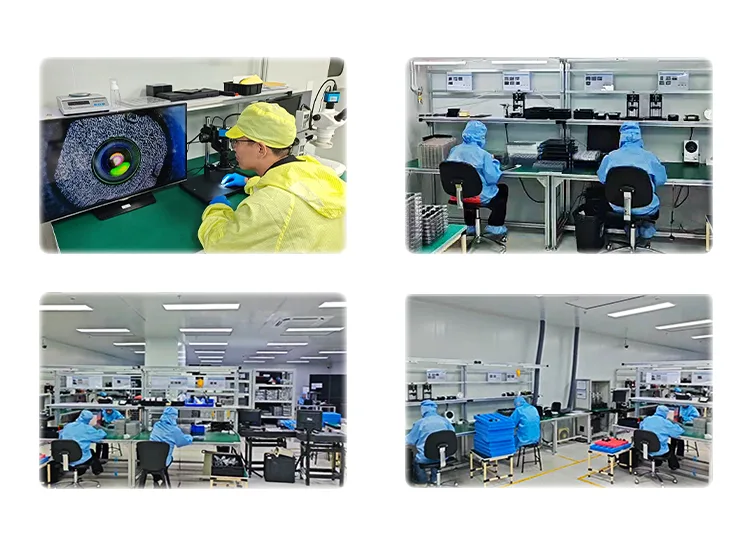 Purpleriver production and inspection workshop for dToF LiDAR modules