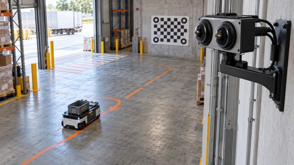 Omnidirectional Binocular Vision System: A Coverage-and-Calibration Evidence Plan
