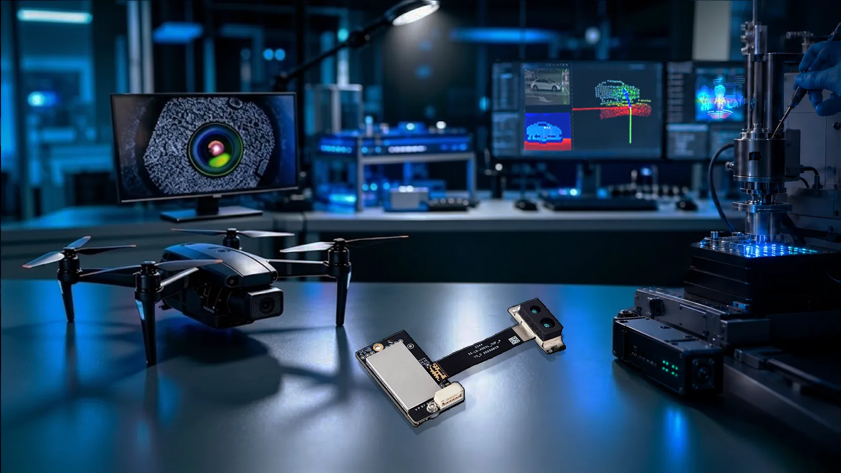 Solid-state LiDAR engineering concept for Purpleriver UAV and embedded perception projects
