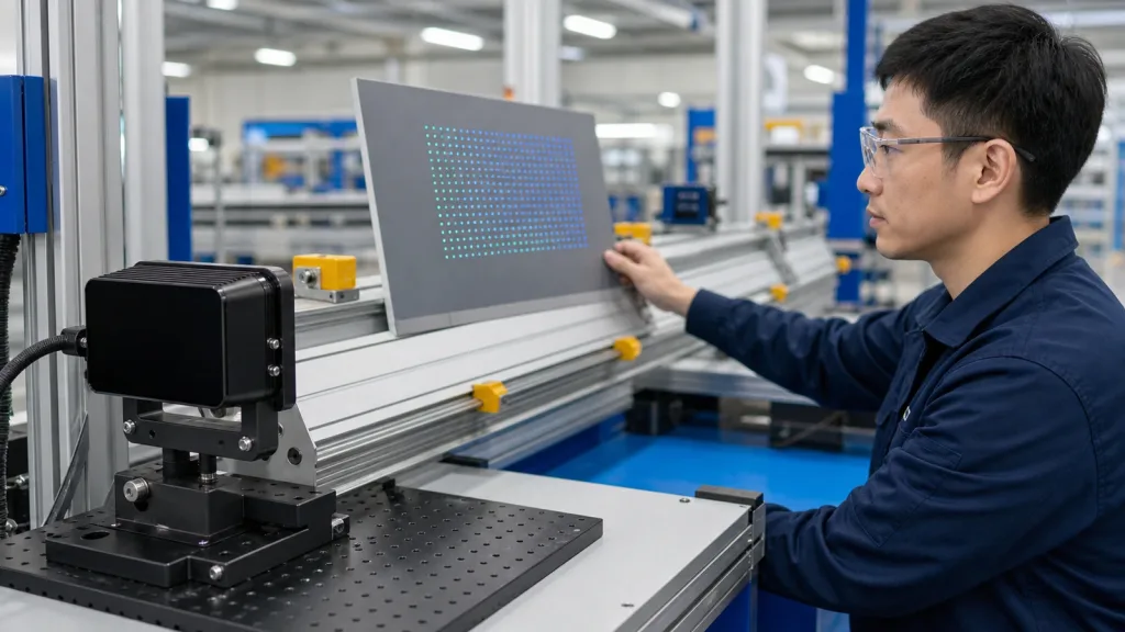 Industrial LiDAR Factory: A Witness-Test Plan for a 3D Inspection Module