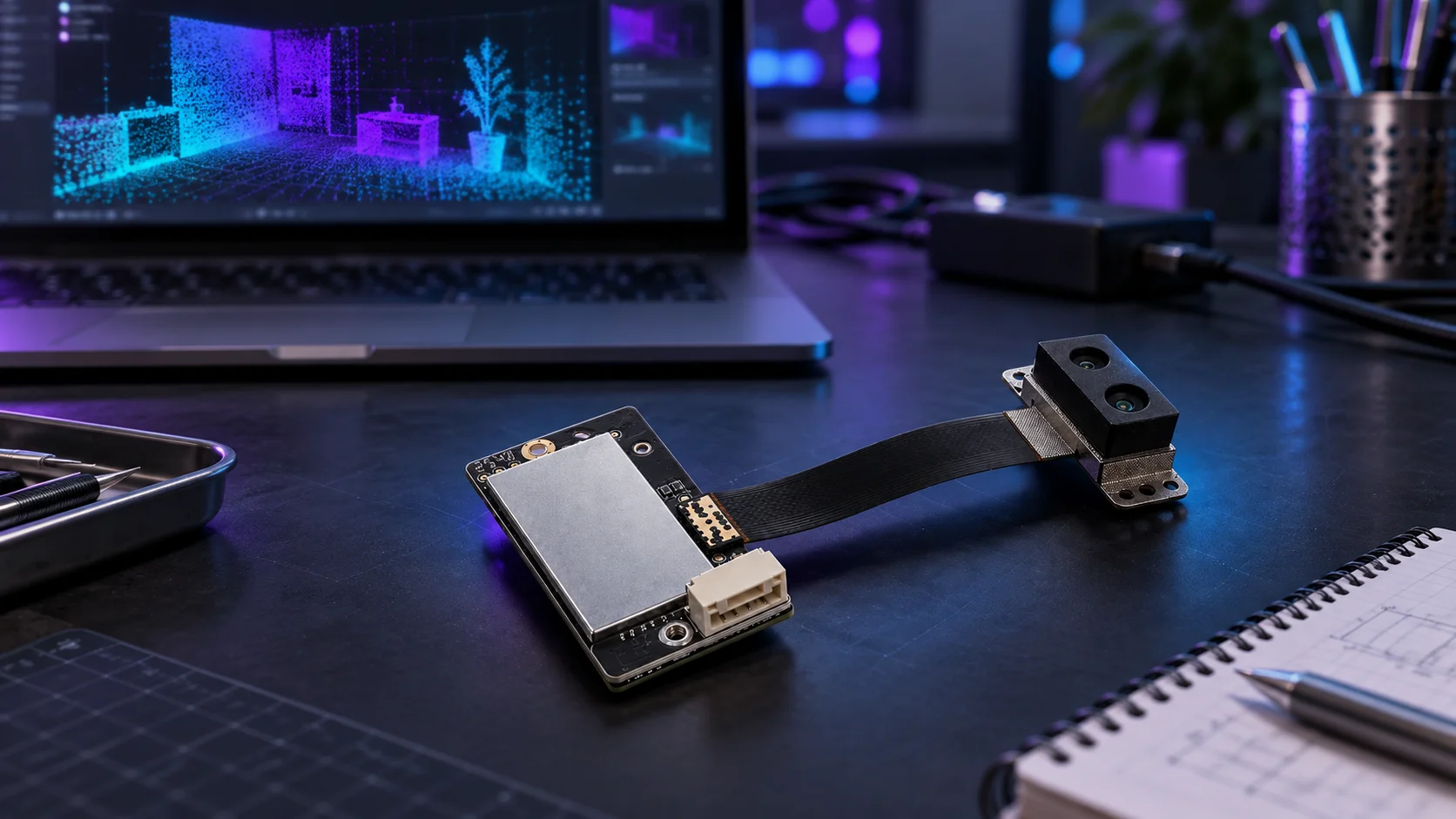 MRP-LD1 solid-state dToF LiDAR module prepared for engineering evaluation